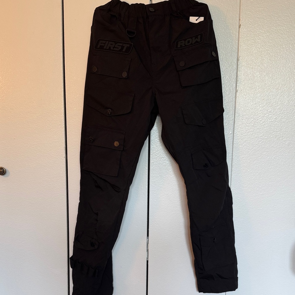 First Row Black pants (skinny fit) teen fit